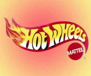 Puzzle Hot Wheels λογότυπο από Mattel
